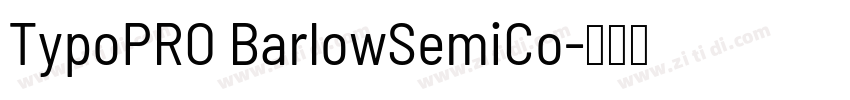 TypoPRO BarlowSemiCo字体转换